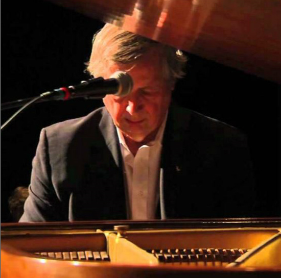 Bob Milne at the piano