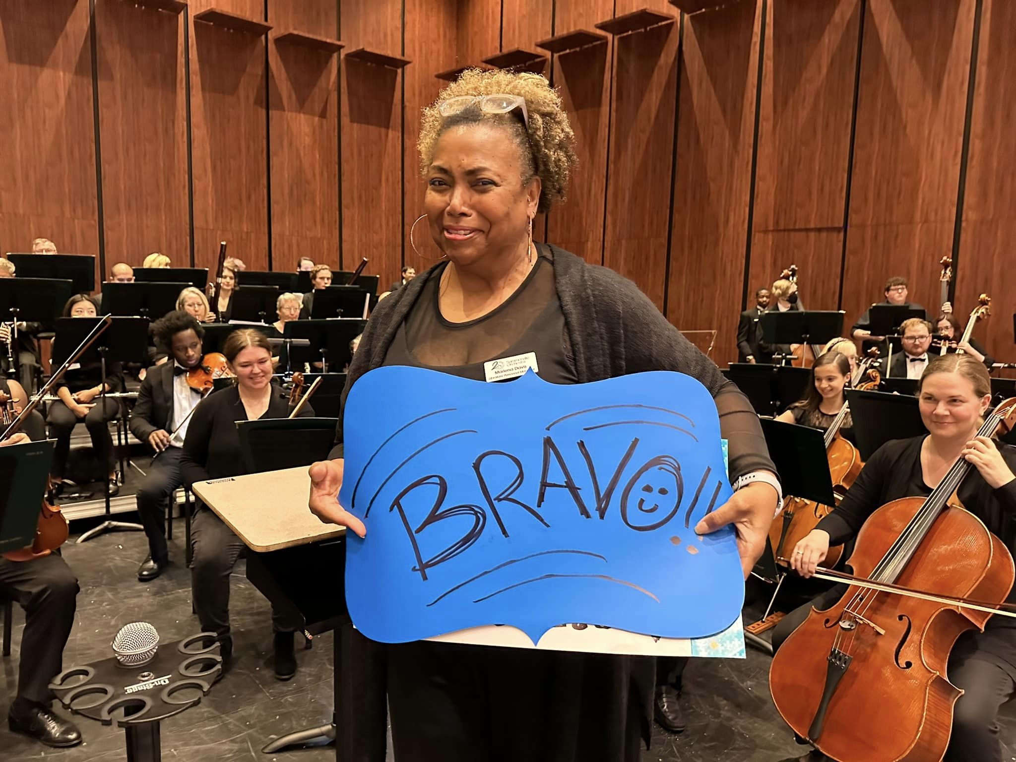 Marlena Davis, Personnel Manager for the Summerville Orchestra.